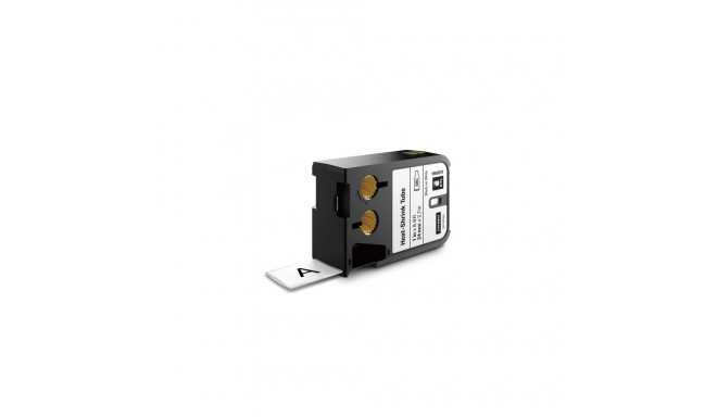 DYMO XTL Heat-Shrink Label Tubes | 24 mm x 2.7 m | Black on White