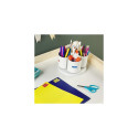 DYMO Branded LetraTag Plastic Labels | 12 mm x 4 m Roll | Black Print on Blue Labels | MultipurposeS