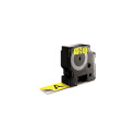 DYMO Authentic D1 Labels | 24mm x 7m Roll | Black Print on Yellow | Self-Adhesive Labels for LabelMa