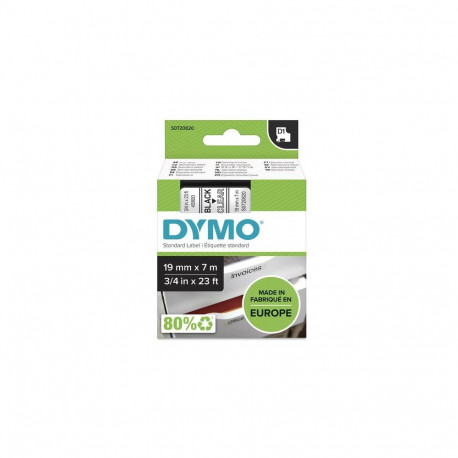 Dymo Ribbon S0720820 / 45800 Black on transparent