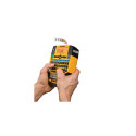 DYMO Rhino Industrial Flexible Nylon Labels | 19 mm x 3.5 m | Black Print on White | Self-Adhesive |