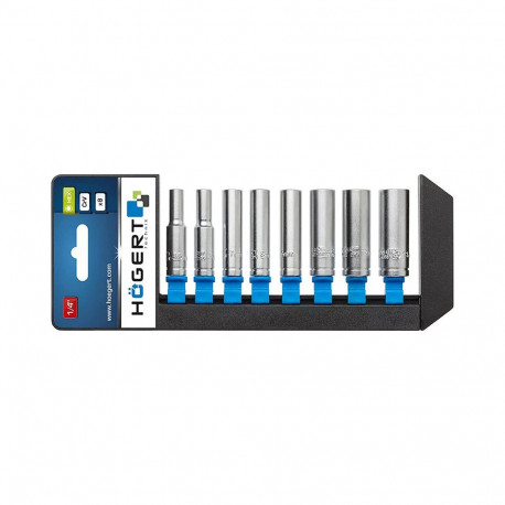Pikkade padrunite komplekt, 1/4", 8 tk. HT1A886 HOGERT