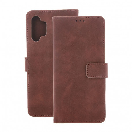 Kaardivahega mobiiliümbris Setty Galaxy S26+ Wallet Smart Velvet, pruun