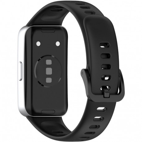 Kellarihm Trendybay Huawei Band 8/9/10, silikoon, must
