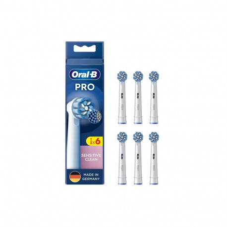 Oral-B Sensitive Clean Replacement Brush Heads 6 pcs