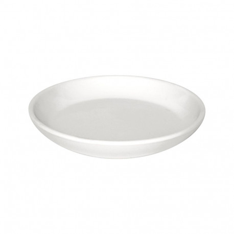 CERAMIC PLATE EMI D20 WHITE MATT
