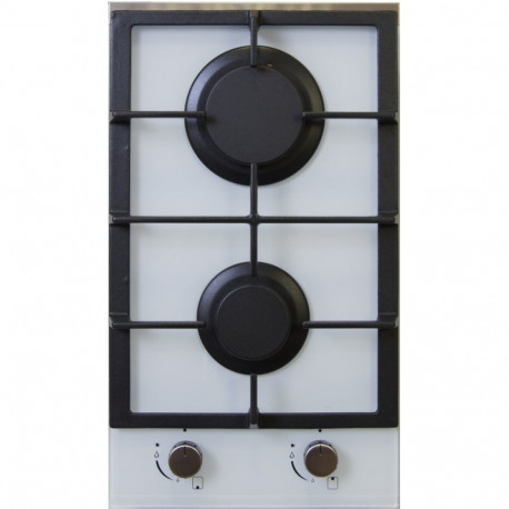 Built-in gas hob Schlosser, white