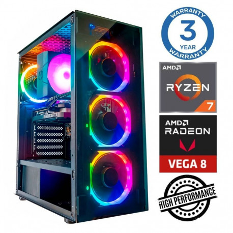 INTOP Ryzen 7 5700G 8GB 500SSD M.2 NVME+4TB Radeon RX Vega 8 no-OS