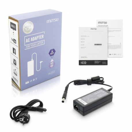 Power adapter 19.5V 3.33A (7.4x5.0 pin) - HP