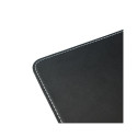 Mousepad in leather design, black