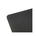 Mousepad in leather design, black