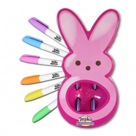 Loovkomplekt munade värvimiseks jänes, roosa