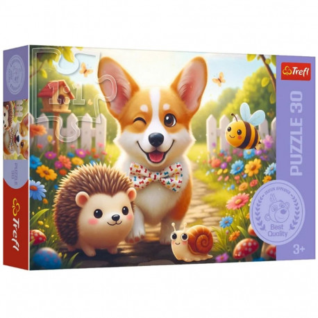 Trefl pusle 18347, 30-osaline, päev corgiga