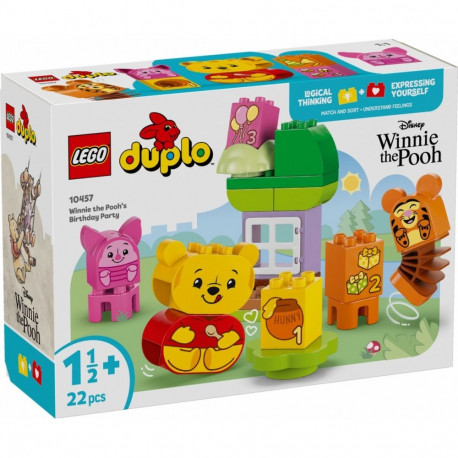 Klocki duplo 10457 przyjęcie urodzinowe kubusia puchatka