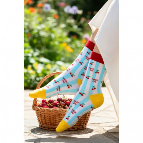 SOKISAHTEL PARIM EMA kirssidega puuvillased sokid BURDA 444