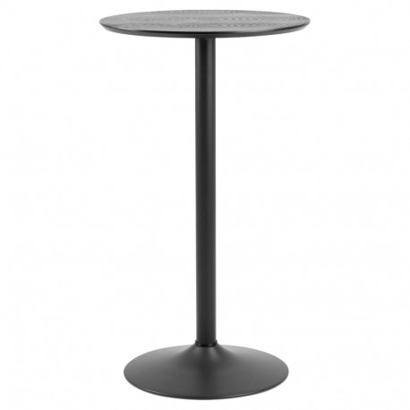 Baarilaud IBIZA Ø 60 cm, must