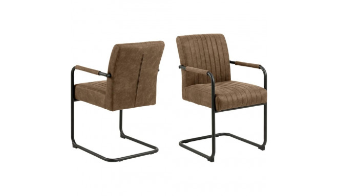 Söögitool ADELE käetoega, helepruun