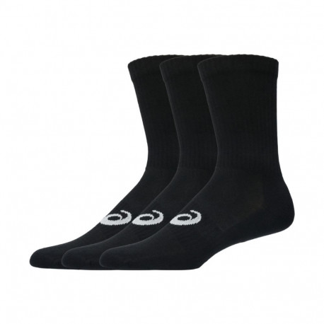Asics sokid Crew Sock 3033C298 001 3 paari 39-42, mustad