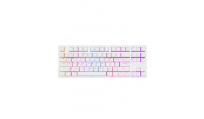 Genesis | THOR 404 TKL | Mechanical Gaming Keyboard | Wired | US | Gateron Yellow Pro | White | RGB