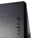 Fractal Design | CORE 1100 | Black | Micro ATX | ATX PSUs, up to 185mm if a typical-length optical d