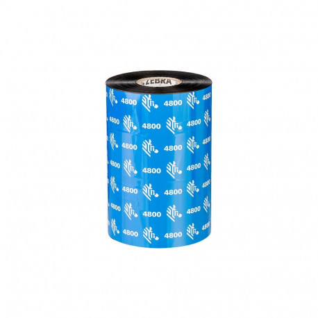 "Zebra 4800 - 12er-Pack - Schwarz - 110 mm x 450 m"