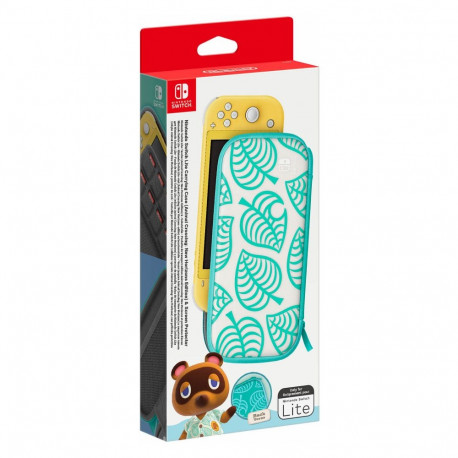 "Nintendo Switch Lite Tasche (Animal Crossing) & Schutzfolie"