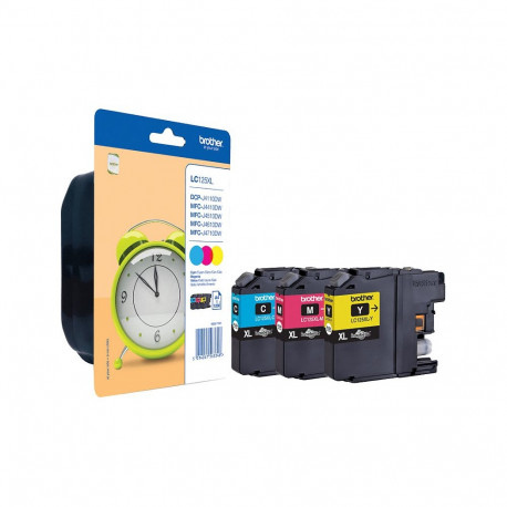 Brother LC-125XL tindikassettide komplekt Rainbowkit (1x M/C/Y)