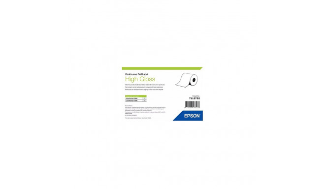 "EPSON High Gloss Label 51mmx33m Continuous Roll"