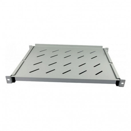 ALLNET fikseeritud riiul 600 mm sügavusega kapile 1HE helehall t350-450mm