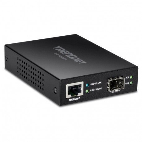 TRENDnet TFC-10GSFP meediakonverter, 10GBASE-T kuni SFP+ fiiber