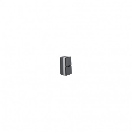 Berker 47803515 pindpaigaldatav niiskuskindel veksellüliti ja SCHUKO pistikupesa W.1 hall