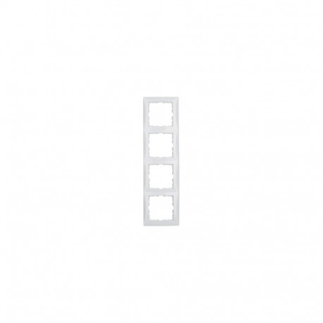 Berker 1014 89 89 4-ne raam S.1 polaarvalge läikiv