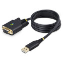"StarTech.com 3ft (1m) USB to Null Modem Serial Adapter Cable, Interchangeable DB9 Screws/Nuts, COM 