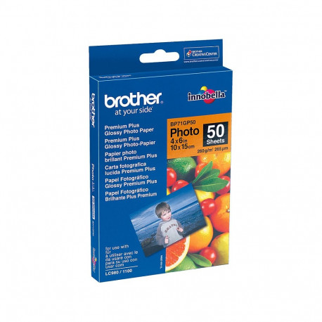 "Brother Fotopapier A6 50 Blatt (bis 6000 dpi) 260g/m"