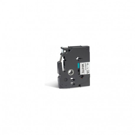 Brother TZE231 etiketiteip 12mm 8m valge/must, tellitav vaid 20 kaupa
