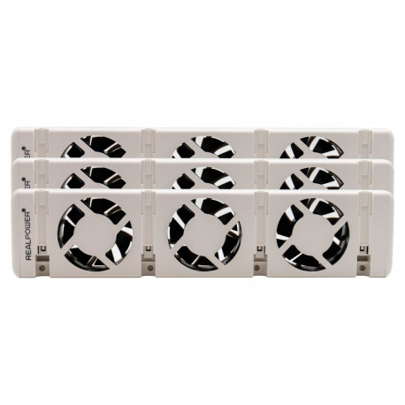 "REALPOWER Heizungslüfter HL-3,3er Set mit 3 Ventilatoren"