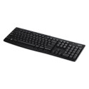 "Logitech Wireless Keyboard K270, Schwarz, Kabellos via USB-Empfänger, Schweiz"
