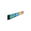"Delock 19? Patchpanel 48 Port Cat.5e 2 HE farbig"