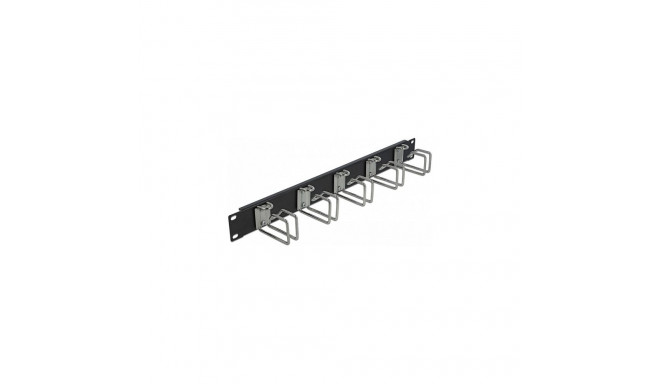 "19"" Kabelmanagement Panel schwarz"