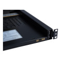 Inter-Tech 17" 8-pordiline saksa KVM LCD-lüliti (USB - PS/2 VGA)