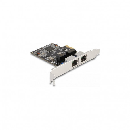DeLock 2-pordiline RJ45 Gigabit LAN RTL8111 PCI Express kaart