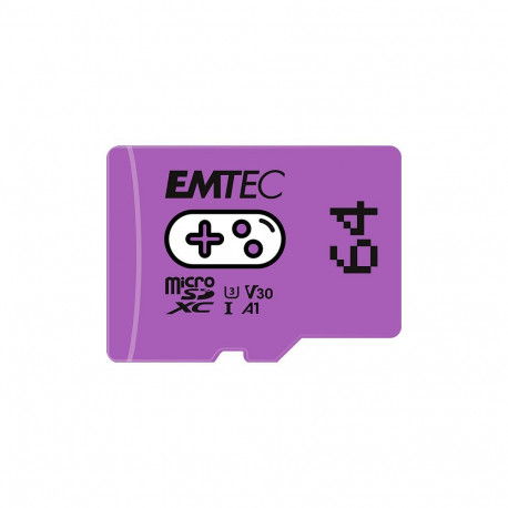 "CARD Emtec m64GB UHS-I U3 V30 A1 Gaming Purple"