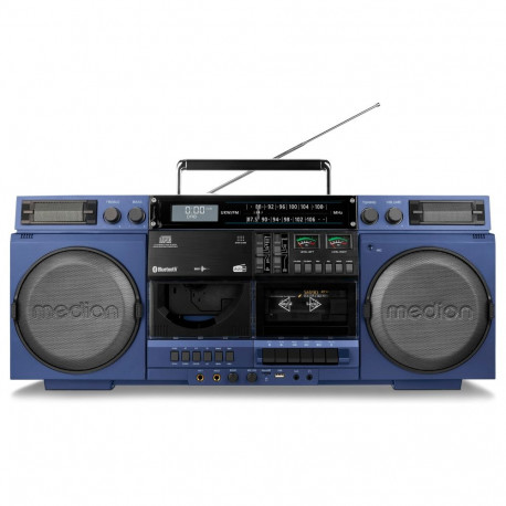 "Medion LIFE® P66538 Retro-Boombox blau"