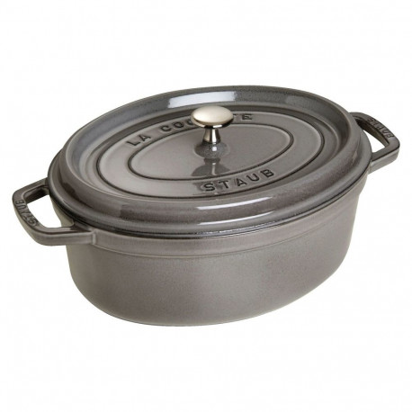 Staub La Cocotte 29cm ovaalne grafiithall malmpott