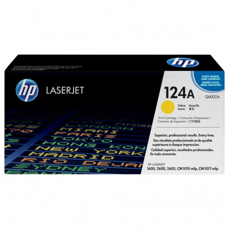 "HP Toner 124A Q6002A Gelb"