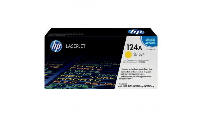 HP 124A Q6002A kollane tooner