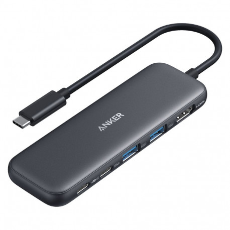Anker USB-C jaotur (5-ühes) 1 x 4K HDMI 2 x USB-A 1 x USB-C 1 x USB-C PD 100W