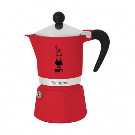 Bialetti Rainbow punane kohvimasin