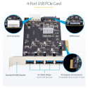 "4-PORT USB-A PCIE CARD 5GBPS"