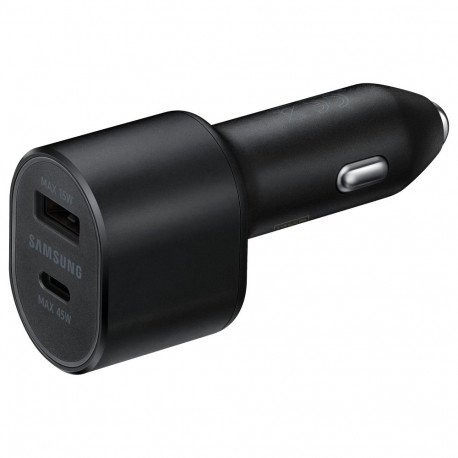Samsung autolaadija USB-C 45W/USB 15W, must